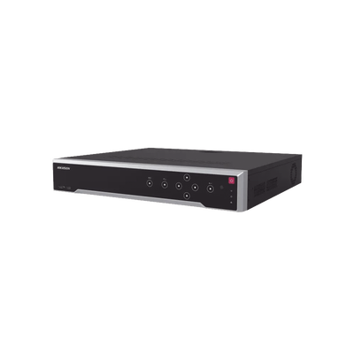 [Doble Poder de Decodificación] NVR 32 Megapixel (8K) / 32 Canales IP / 24 Puertos PoE+ / AcuSense / ANPR / Conteo de Personas / Heat Map / 4 Bahías de Disco Duro  / HDMI en 8K / Soporta POS / Alarmas I/O / Smart Search