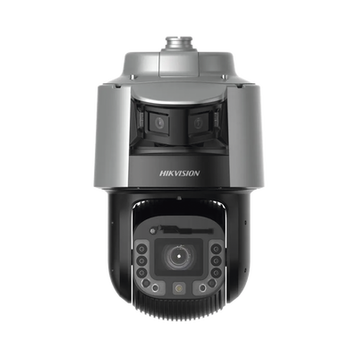 [DS-2SF8C425MXG-ELW/26(F0)] [TandemVu] Domo PTZ IP 4 Megapixel con Cámara Panoramica 180º de 6 Megapixel / 25X Zoom / 300 mts IR y 30 mts Luz Blanca / IP67 / IK10  / Autoseguimiento / Wiper / Deep learning / Entrada-Salida de Audio y Alarma / Ultra Baja Iluminació