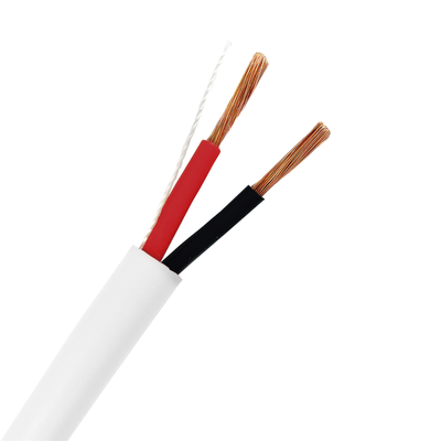 Bobina de 152 Metros / 18AWG 2 Conductores / Cable Profesional de ALTA FIDELIDAD 100% Cobre / Libre de Oxígeno / Interior / Color Blanco / Para Aplicaciones de Audio, Control de Acceso y Automatización 