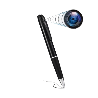 Cámara Oculta en Bolígrafo (Spyce Camera) /  Full HD / Grabación de Video y Audio / Captura de Fotos / Soporta Memoria Micro-SD de hasta 64G / Tiempo de Carga Aprox. 1 hora / Tiempo de Trabajo 120 min. / Incluye Cable de Carga. 