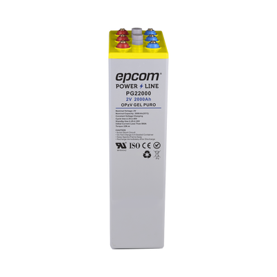 [PG22000] Batería de GEL PURO OPzV / 2 V @ 2,000 Ah / Ciclo profundo /Uso en Aplicaciones Fotovoltaicas y de Respald