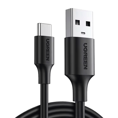 [20884] Cable USB-A a USB-C | 2 Metros | Carga y Sincronización de Datos | Carga Rápida 60W | Datos 5 Gbps | QC 3.0/2.0 | FPC | AFC | Protección Integrada | Duradero y Flexible| Caja ABS | Cubierta de TPE | Color Negro.