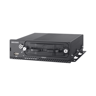 [DS-MP5604] DVR Móvil 1080P / 4 Canales TURBO + 4 Canales IP / Soporta 4G / WiFi / GPS / Soporta HDD / Entrada y Salida de Alarmas / Salida de Vídeo