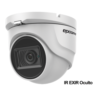 Eyeball TURBOHD 4K (8Megapixeles) / Gran Angular 102º / Lente 2.8 mm / Exterior IP67/ IR EXIR 30 mts / dWDR / TVI-AHD-CVI-CVBS