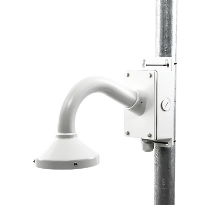 Montaje Universal de Pared con Cuello de Ganso y Caja de Conexiones / Compatible con Cámaras Domo y Bala 