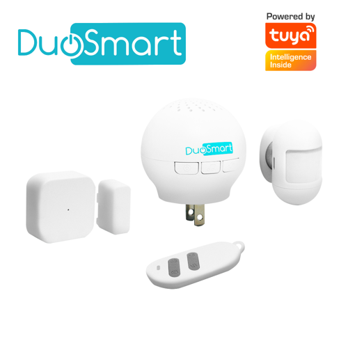 [C20] Kit alarma inalambrica duosmart c20 comunicacion dual wifi 2.4 ghz rf 433.92 incluye 1 panel 1 pir 1 magneto 1 llavero **compatible con sensores duosmart c**