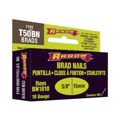 Clavo de 5/8". Caja con 500 Clavos para ET225. 