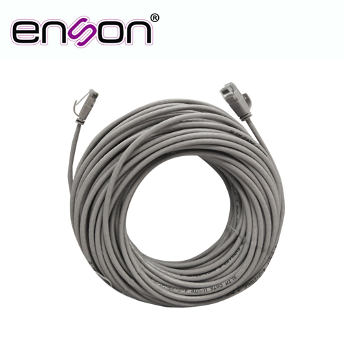 Cable prearmado enson ens-ip18cat6 de 18mts cat6 con conectores rj45 ...